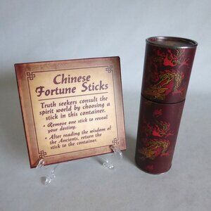 NEW CHINESE FORTUNE TELLING STICKS WITH SIGN DISPLAY